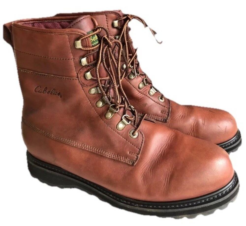 Vintage Cabela's Iron Ridge Leather GORE-TEX Insulated Boots Men’s 13 EE